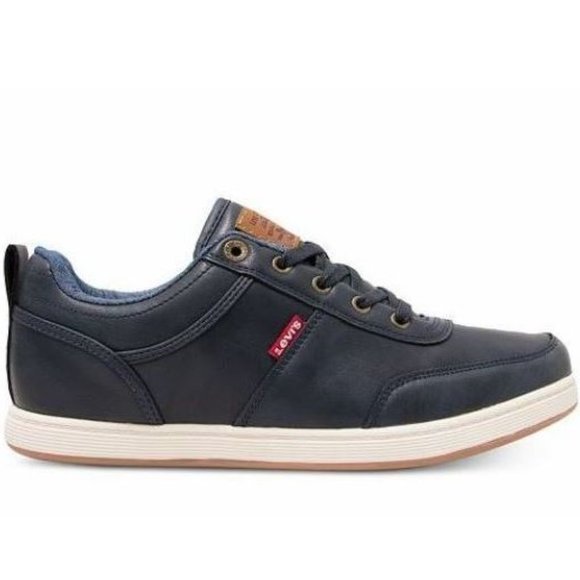 Levi's Men's Desoto Burnish Low-Top Sneakers Navy - Picture 3 of 4